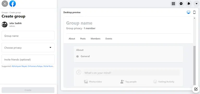Create-Your-Group