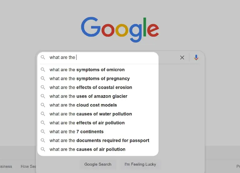 Start-With-Google-Autocomplete