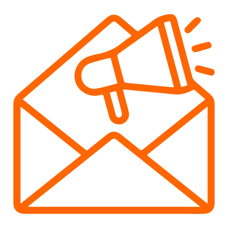 Email marketing icon